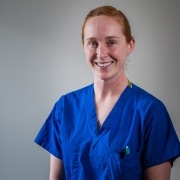 Smiling female medical assistant